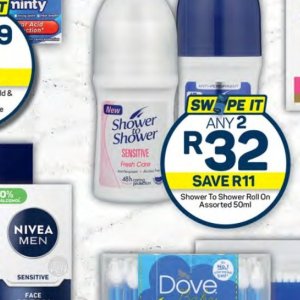 Shower at Pick n Pay Hyper