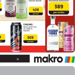 Vodka at Makro