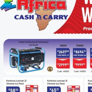 Generator at Africa Cash and Carry