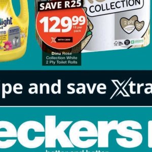 Toilet rolls at Checkers Hyper