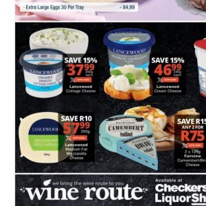 Cottage cheese at Checkers Hyper