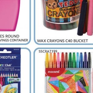 Wax crayons at Mambo\'s Plastic Warehouse