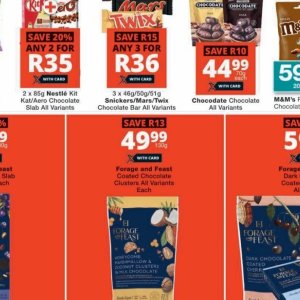 Chocolate at Checkers