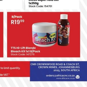 Bleach at Africa Cash and Carry