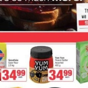 Peanut butter at Spar