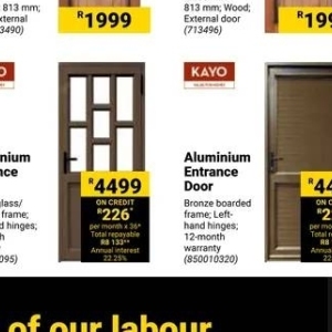 Hinges at Builders Warehouse