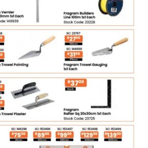 Trowel at Africa Cash and Carry