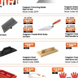 Trowel at Africa Cash and Carry