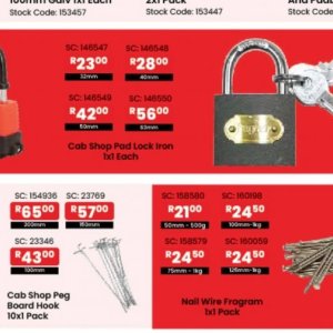 Lock at Africa Cash and Carry