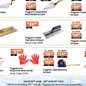 Trowel at Africa Cash and Carry