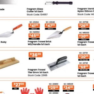 Trowel at Africa Cash and Carry