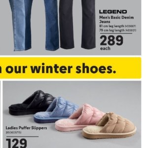 Ladies shoes at Makro