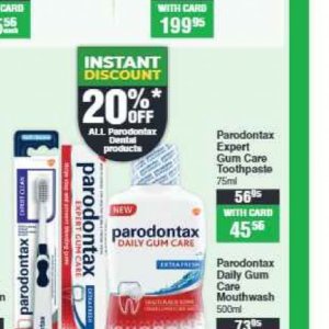 Toothpaste at Dis-Chem Pharmacies