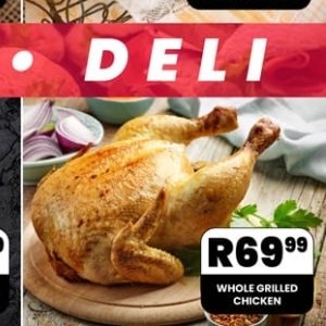 Grilled chicken at Take n Pay