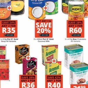 Coconut milk at Checkers