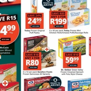 Puff pastry at Checkers