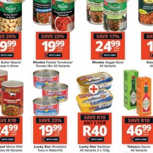 Tomatoes at Checkers