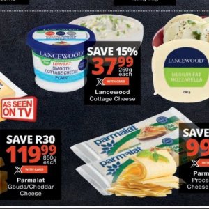 Cottage cheese at Checkers