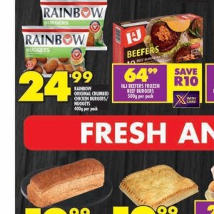 Burgers at Shoprite