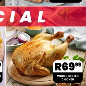 Grilled chicken at Take n Pay