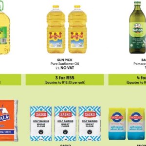 Sunflower oil at Makro