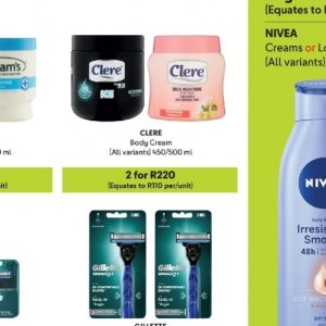 Body cream nivea  at Makro