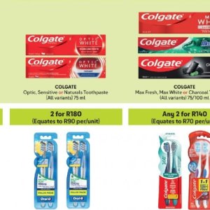 Toothpaste colgate  at Makro