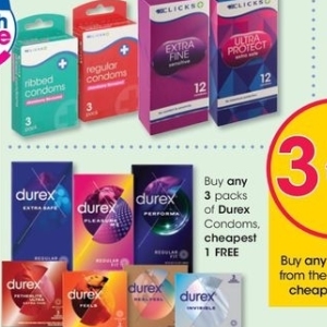 Condoms durex  at Clicks