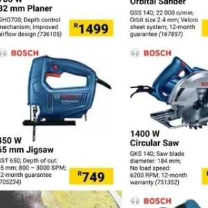 Circular saw bosch  at Builders Warehouse