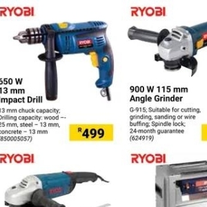 Grinder at Builders Warehouse