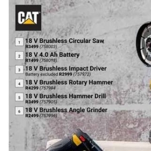 Circular saw at Builders Warehouse