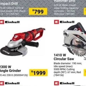 Circular saw at Builders Warehouse