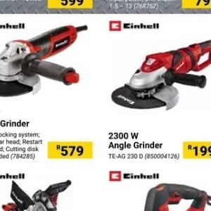 Grinder at Builders Warehouse