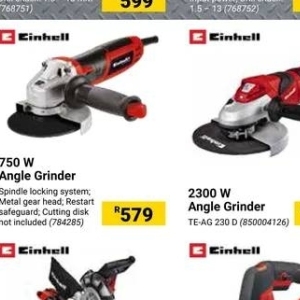 Grinder at Builders Warehouse