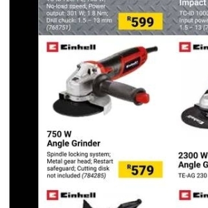 Grinder at Builders Warehouse