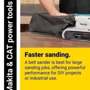 Orbital sander at Builders Warehouse