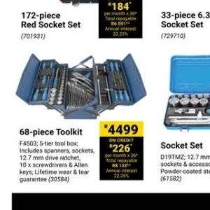 Tool box at Builders Warehouse