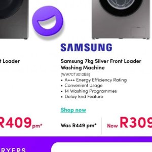 Washing machine samsung  at Teljoy