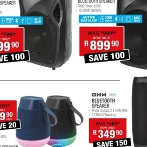 Bluetooth speaker at Cash Crusaders