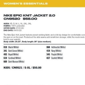 Jacket at Nike