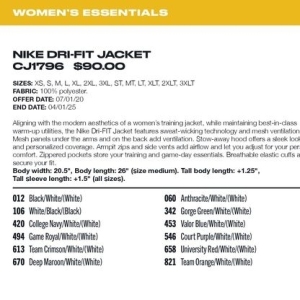 Jacket at Nike