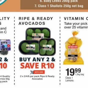 Avocado at Checkers