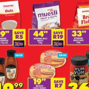 Muesli at Shoprite