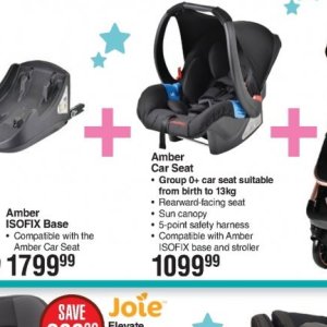 Car seat at Dis-Chem Pharmacies