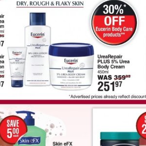 Body cream at Dis-Chem Pharmacies