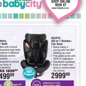 Car seat at Dis-Chem Pharmacies