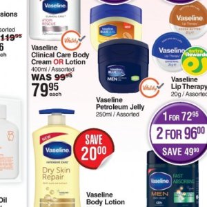 Petroleum jelly at Dis-Chem Pharmacies