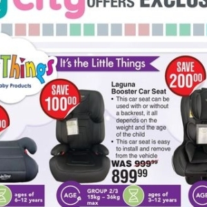 Car seat at Baby City