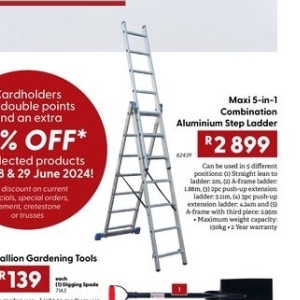 Ladder at Brights Hardware