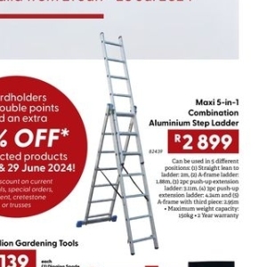 Ladder at Brights Hardware